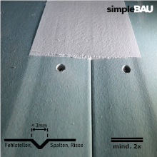 POLYMER-SPACHTELMASSE ZUM VERFUGEN VON GKB S2 simpleBAU spachtelmasse, fertigspachtel weiß innen, spachtelmasse weiß, spachtelmasse weiß innen, gips, reparaturspachtel
