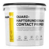 Quarz-Haftgrundierung CONTACT PRIMER simpleBAU betonkontakt, Haftbrücke, Haftputzgrund, Putzgrund, Betonuntergründe, Betonfarbe, grundierung wand innen, Quarzgrund Putzgrund, Putz Primer weiß