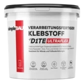 Verarbeitungsfertiger KLEBSTOFF D1TE simpleBAU fliesenkleber, fliesenkleber fertig innen, fliesenkleber flex, flexkleber, fliesenkleber 1kg, fließenkleber, styroporkleber
